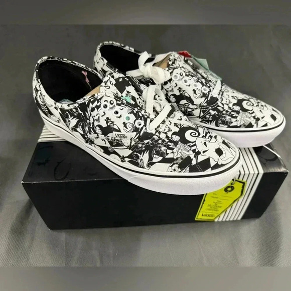 Vans x Nightmare Before Christmas Authentic CumfyCush Men's 12  NEW - Picture 1 of 12